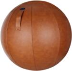 LIFESPAN irodai szék, jógalabda (65 cm) - karamell bőr narancssárga