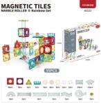 Mamido Set de construcție magnetic colorat cu 95 de piese, pistă cu bile MT1492 (MT1492) Jucarii de constructii magnetice