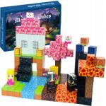 ALLNOEL Mágneses építőkockák 200 db-os készlet gyerekeknek Hatszögletű elemek 8 Pixels figura (Klocki magnetyczne sześciany 200 EL XJB142)