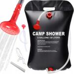 Camp Active Hordozható szoláris zuhany, 20L, kempingezéshez, sátorozáshoz (E-24292)