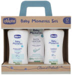 Chicco Baby Moments Ajándék Kozmetikai Szett Újszülötteknek Újszülött Kortól - Gyengéd Babakozmetikumok Praktikus Ajándékcsomagban