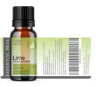 Essential Heal Zöldcitrom Illóolaj Lime Steam Distilled Citrus aurantifolia Természetes Gőzdesztillált Frissítő és Bőrtisztító Aromaterápiás Olaj 10ml (468101214230)