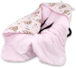  Kétoldalas takaró autós hordozóba 90*90 cm 2, 5 TOG - Kis balerina rózsaszín