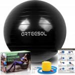 Arteesol Fitness Labda, Size 65cm, fekete, 300kg teherbírás, pumpával (X00012BJPKF)