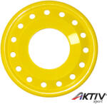 Dohány Frizbi 24 cm lyukas sárga (406)