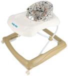 Baby Mix bébikomp zenélő játékpulttal, szilikon kerekekkel - Capuccino ZOO