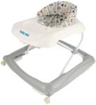 Baby Mix bébikomp zenélő játékpulttal, szilikon kerekekkel - Szürke ZOO