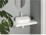 RAVAK Ceramic Slim Shelf O 55 kerámiamosdó matt fehér (XJX0E155001) - groszmann