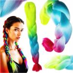  Szintetikus Haj Fonáshoz, Ombre Rasztafonat, Dreadlocks, egyenes, színes