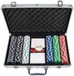 Regio Alu bőröndös póker készlet 300 darab zsetonnal (54318)