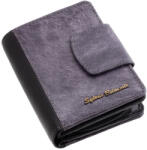 Corvo Bianco Silvia Belmonte KSP621 fekete bőr pénztárca