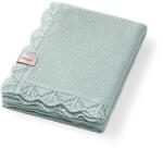 BabyOno Gyermek bambusz takaró díszített 75x100cm - zöld