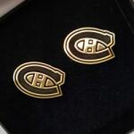  Montreal Canadiens mandzsettagombok, polírozott sárgaréz, 20mm átmérő (Slavieszki.PL)