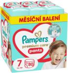 Pampers Premium care 7 Pants, 80db, 15+kg (havi csomag)