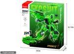 Sluban Exosuit - 2 in 1 Zöld robot és tank építőjáték készlet (M38-B1279)
