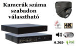 Monitorrs Security - AI Hybrid Light IP kamerarendszer 9-16 kamerával 8 Mpix GD - 6482k9-16