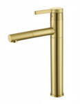 Welland FH-3366 kihúzható fejes magasított mosdó csaptelep (arany) (FH-3366LJ-1)