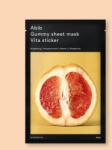 Abib Mască facială din țesătură cu vitamine Gummy Sheet Mask Vita Sticker - 27 ml / 1 buc Masca de fata