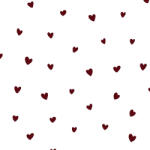 Takoy Dupla géz prémium kis bordó szívecskék