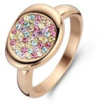  Victoria Rose gold színű színes köves gyűrű - tisztitoszertrendelek - 2 600 Ft