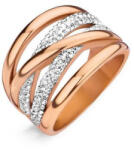  Victoria Rose gold színű fehér köves gyűrű - tisztitoszertrendelek - 6 010 Ft