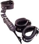 Rouge Leather Neck to Wrist Restraint Black