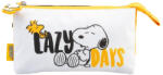  Snoopy tolltartó, beledobálós, 3 rekeszes, 21x12x2cm, Snoopy Lazy Days (ERK-MARE0284) - mesescuccok