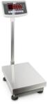 KERN EFC 100K-3L (150kg/0, 01kg) 600x500 mm robusztus, könnyű, táp+akku, RS-232, rozsdamentes acél platform- csomagmérleg állvánnyal, nagy kijelzővel, sok funkcióval 2évG (EFC 100K-3L)
