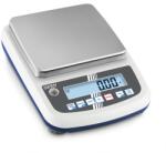 KERN & SOHN PFB 6000-2 (6000g/0, 01g) digitális precíziós mérleg ellenőrző méréssel, sok funkcióval, IoT Ready, RS232, opcionális akkumulátor (PFB 6000-2)