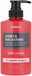 KUNDAL - Honey & Macadamia Pure Body Lotion, Amber Vanilla, 500ml