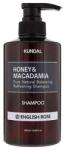 KUNDAL - Honey & Macadamia Nature Shampoo, English Rose, 500ml