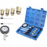 Luxtom Benzinmotor kompressziómérő, 0-20 bar, 8 részes készlet (L1003)