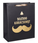  Arany Bajusz - Elegáns Karácsonyi Ajándéktáska (M) (349402)