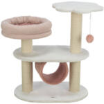 TRIXIE Cat Tree Arianna - kaparófa (fehér/pink) macskák részére (70cm)