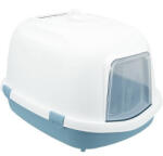 TRIXIE Primo XXL Litter Tray - Trixie Berto Top Litter Tray - fedeles macska wc (kék/fehér) macskák részére (56x47x71cm)