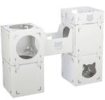 TRIXIE KT25. Trixie Casa Cara cat furniture - macskabútor (fehér, karton) macskák részére (93×72×30.5cm)