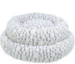 TRIXIE Mila Bed - kerek, peremes fekhely (fehér/szürke) macskák részére (50cm)
