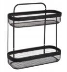 5five Simply Smart Fém Konyhai Polc, fekete, fűszertartó, 31×35cm, 5five Simply Smart (169223)