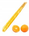  Aromaterápiás fülgyertyák fülgyertyázáshoz, 2db, narancs illat, 22.5cm hosszú
