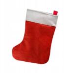 Asgard Filc Mikulás zokni, ajándékokhoz, piros, 35cm (08054)