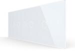 LIVOLO Panou Intrerupator Dublu + Dublu + Simplu cu Touch LIVOLO din Sticla, Standard Italian - 6/7M SmartElectro IntelligentHouse (VL-P902.2.1-7W)