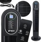Xtech Álló Oszlopventilátor, fekete, 8 sebesség, távirányítóval (5907783089008)