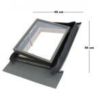 BAUDEMAN Tetőtéri ablak 45 x 55 cm (6042682)