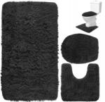Ruhhy Fürdőszobai szőnyeg szett, 3 részes, szürke színben (24353)