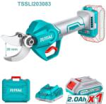 TOTAL Ножица лозарска, акумулаторна, TOTAL TSSLI203083 Industrial, 20V, 2Ah, 20 / 30 мм, безчетков мотор, куфар (UNI-01012569)