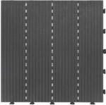 EasyTile Dale terasa din compozit, model Cosmo Extreme, 45cmx45cm, culoare antracit