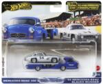 Mattel Transportator Mercedes-benz 55 Blaues Wunder Cu Masinuta Mercedes-benz 300 Sl Scara 1: 64 (mtflf56_hrv48)