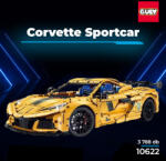 Guly 10622 Corvette sportautó technikai modell, 3788 db-os készlet, statikus kivitel