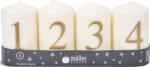 Mueller Kerzen Lumanare Stalp Advent Set 4 Buc - Crem