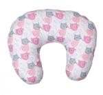 Wikids szoptatós párna HUZAT - Fehér - Rózsaszín / Szürke Elefántos